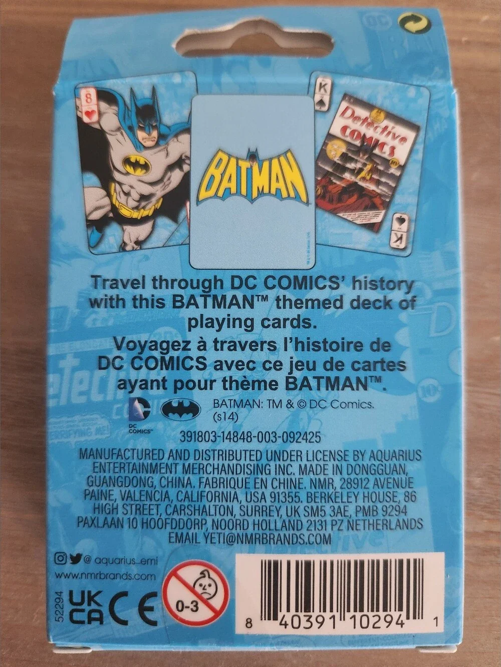 NEW Batman DC Comics Playing Cards Classic Comic Art Collector Deck Sealed NWT